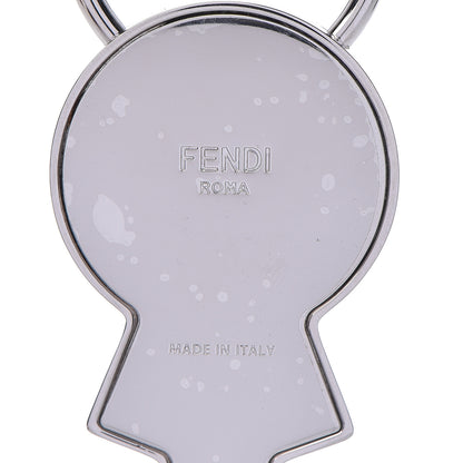 Fendi Metal Karlito Mirror Bag Charm Silver 4 of 5