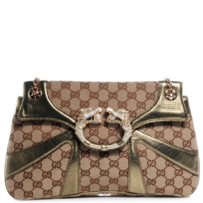Gucci Monogram Tom Ford Jeweled Dragon Bag 1 of 8