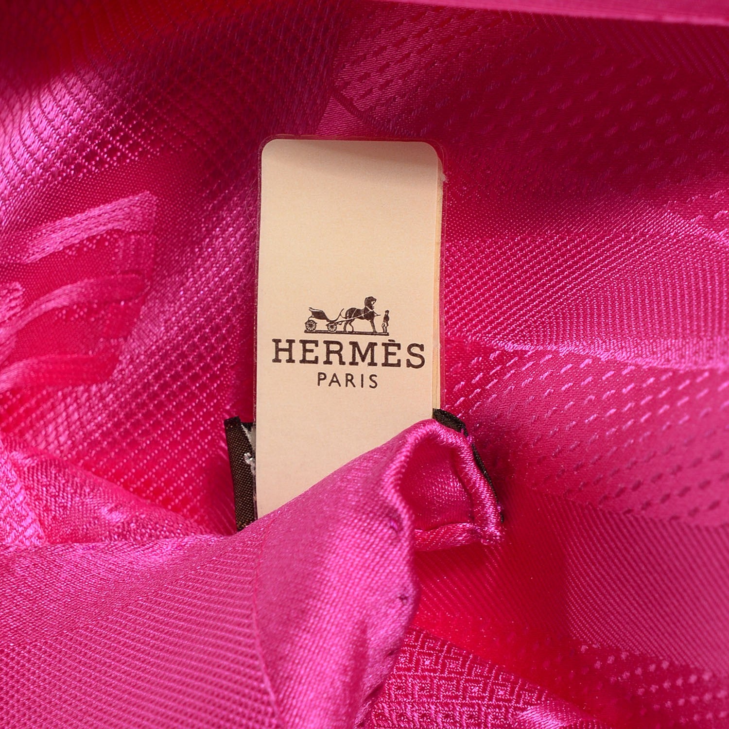 Hermes Silk Les Sangles Scarf 90 Fuchsia 3 of 5