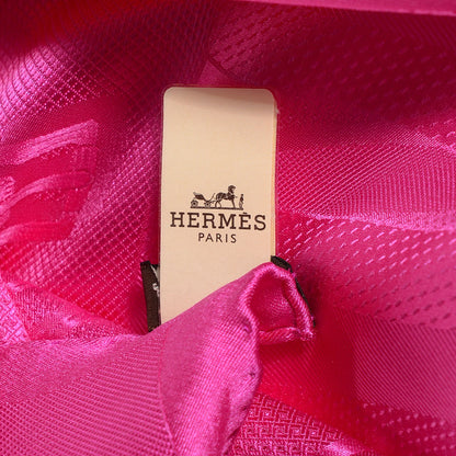 Hermes Silk Les Sangles Scarf 90 Fuchsia 3 of 5