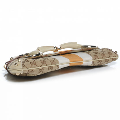 Gucci Monogram Horsebit Web Clutch 4 of 7
