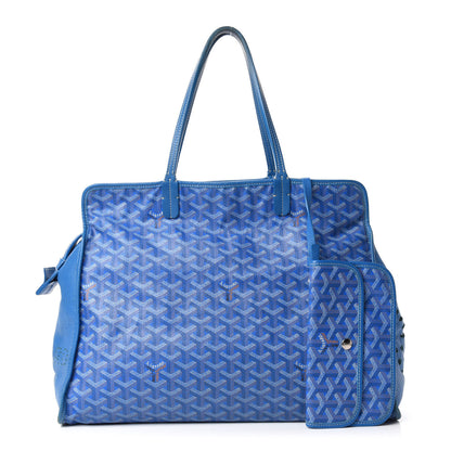 Goyard Goyardine Sac Hardy Pet Carrier PM Sky Blue 1 of 19