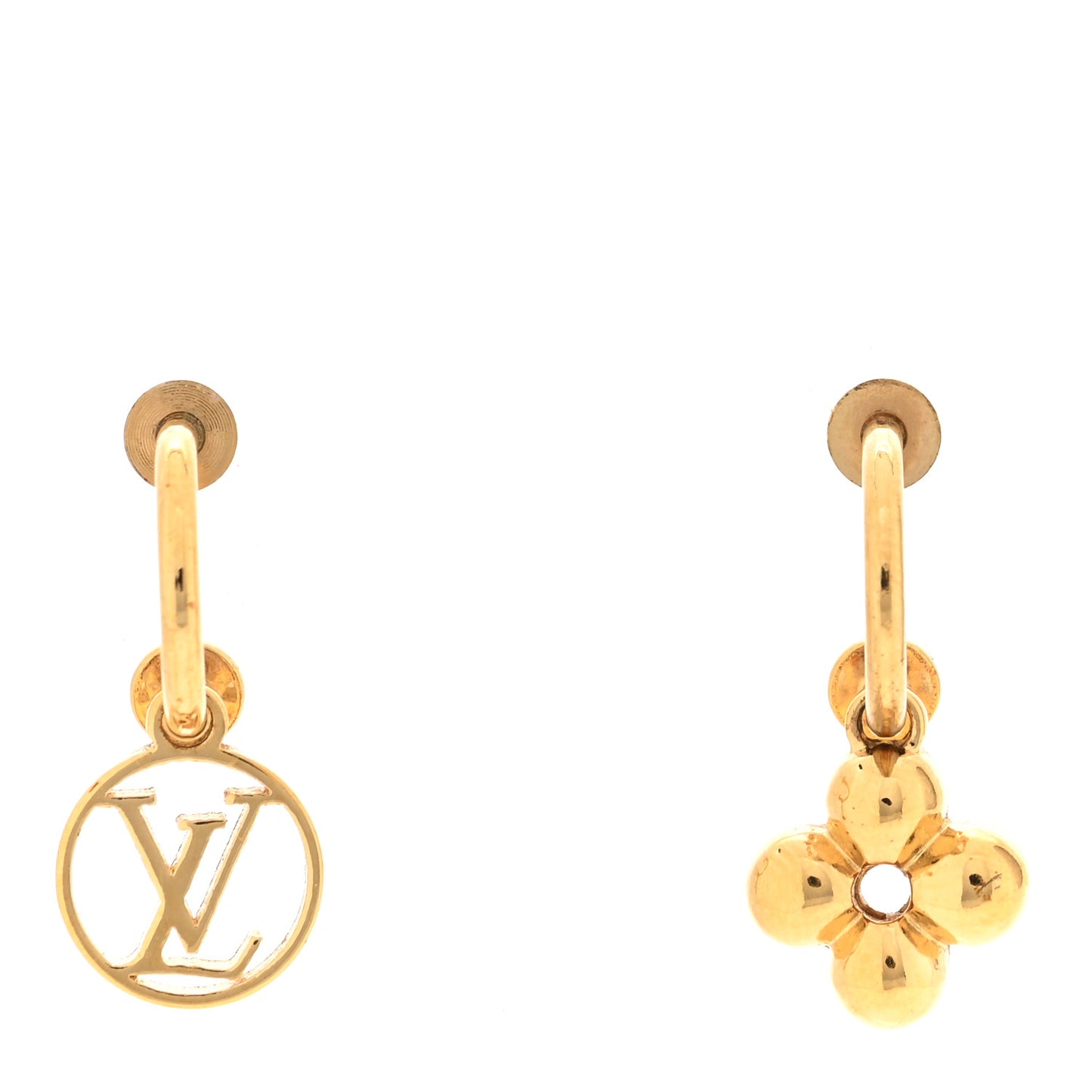Brass Blooming Earrings Gold