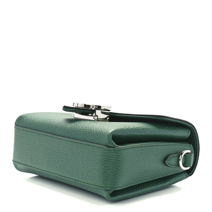 Gucci Dollar Calfskin Interlocking G Crossbody Bag Emerald 10 of 12