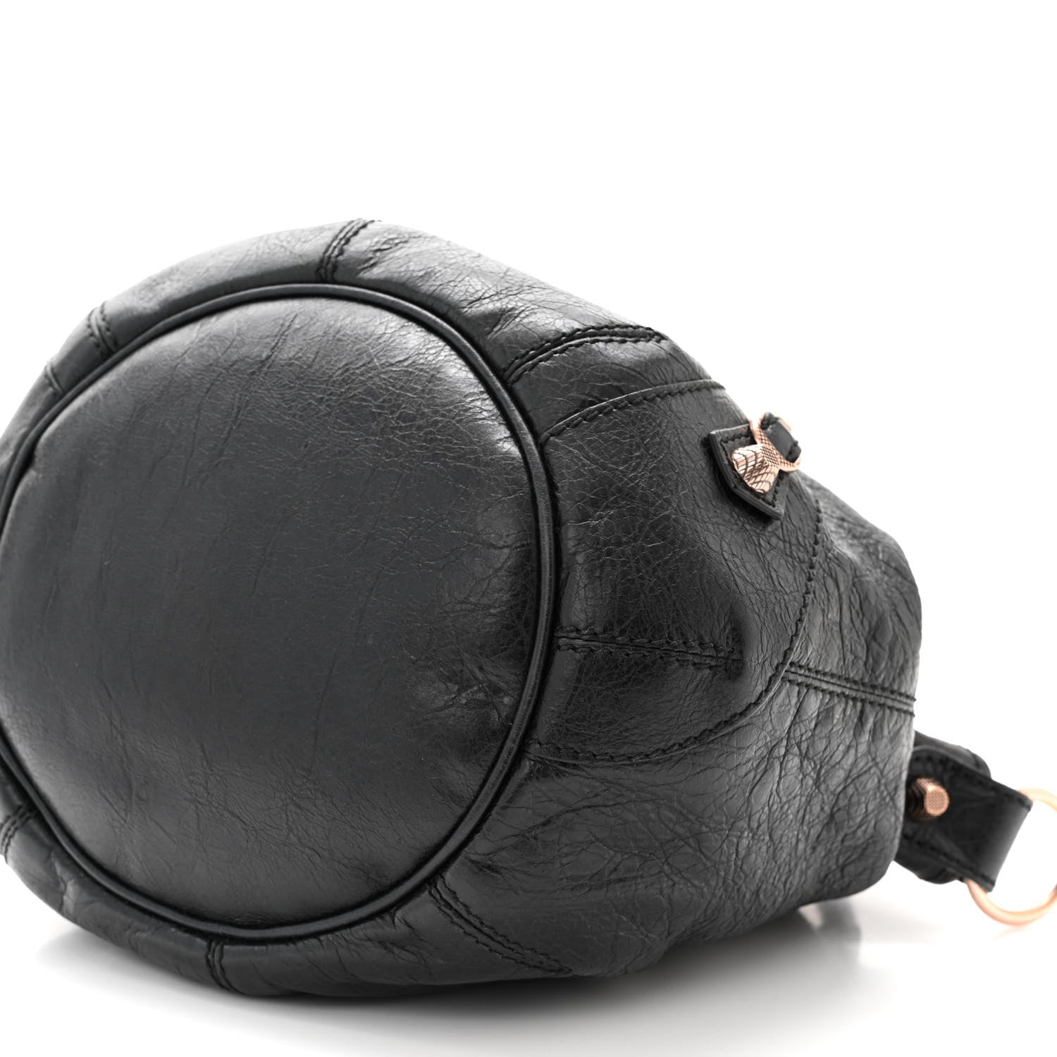 Balenciaga Agneau Giant 12 Rose Gold Hardware Mini Pompon Black 11 of 11