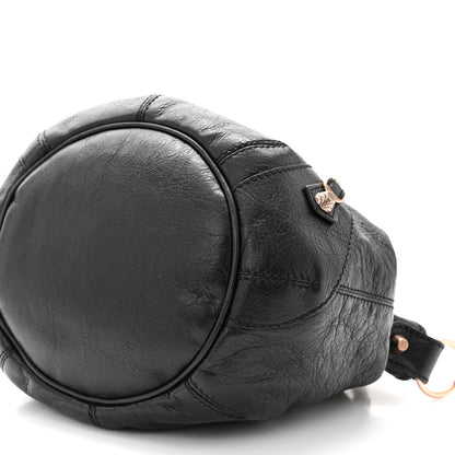 Balenciaga Agneau Giant 12 Rose Gold Hardware Mini Pompon Black 11 of 11