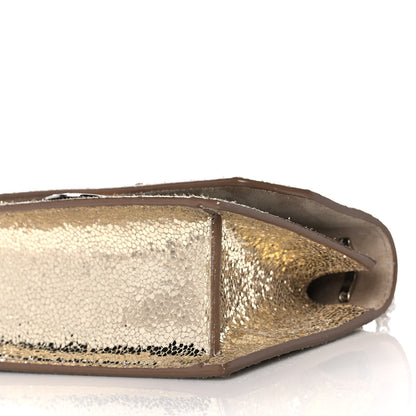 Jimmy Choo Glitter Fabric Finley Mini Shoulder Bag Champagne 10 of 11