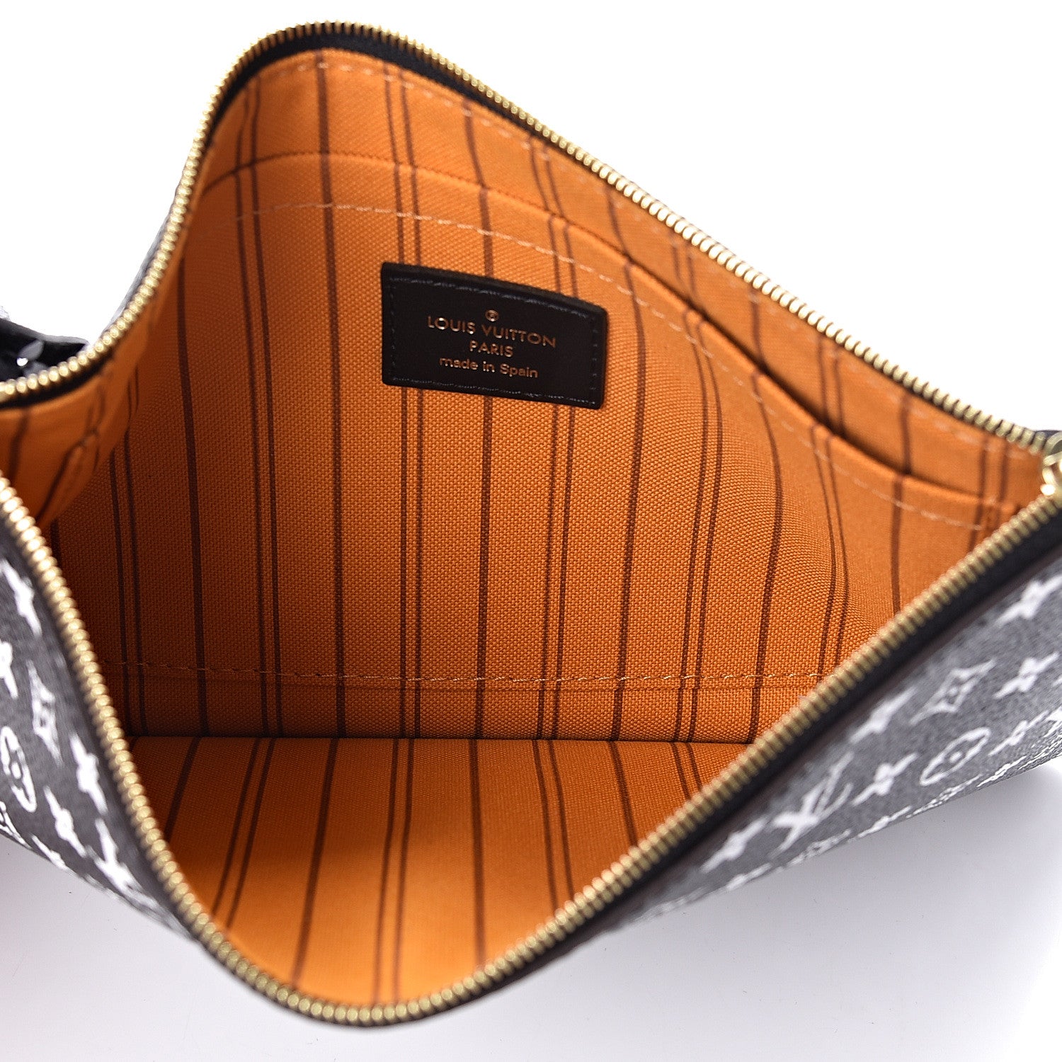 Louis Vuitton Monogram Giant Jungle Neverfull MM GM Pochette Black 5 of 6