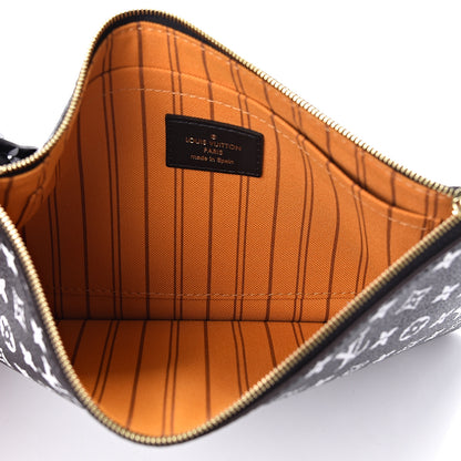 Louis Vuitton Monogram Giant Jungle Neverfull MM GM Pochette Black 5 of 6