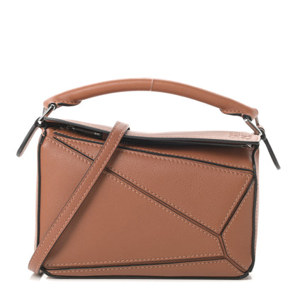 Loewe Calfskin Mini Puzzle Bag Tan 1 of 10