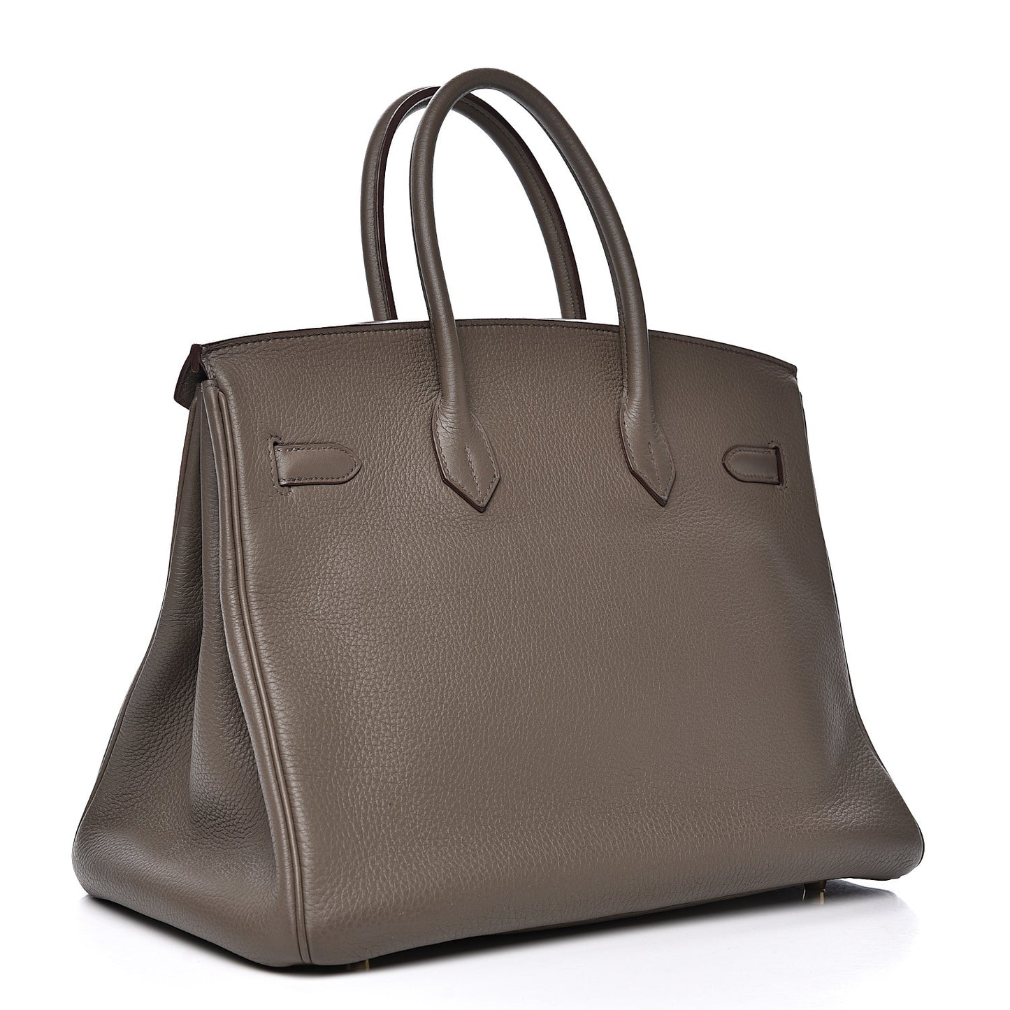 Taurillon Clemence Lizard Club Birkin 35 Etain Graphite
