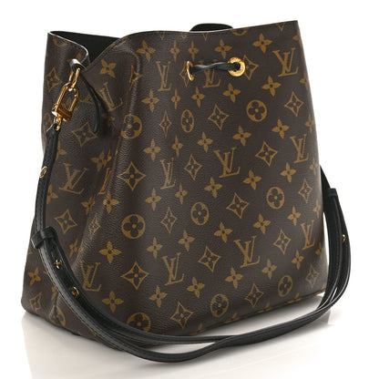 Louis Vuitton Monogram Neonoe MM Black 3 of 8