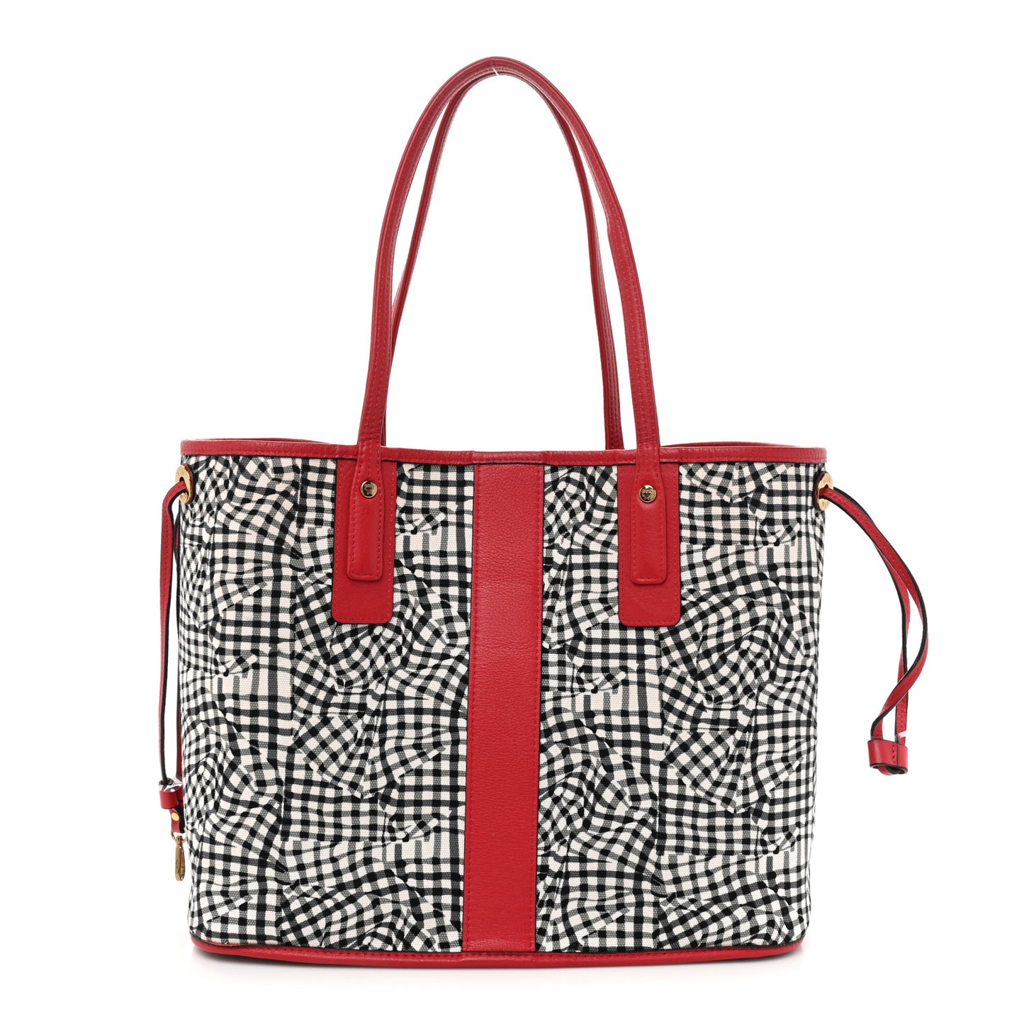 Visetos Medium Liz Reversible Shopper Tote Ruby Red