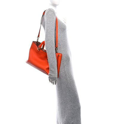 Christian Dior Smooth Calfskin Large Diorissimo Tote Orange 2 of 14