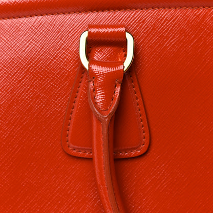 Prada Saffiano Vernice Parabole Tote Arancio 18 of 20