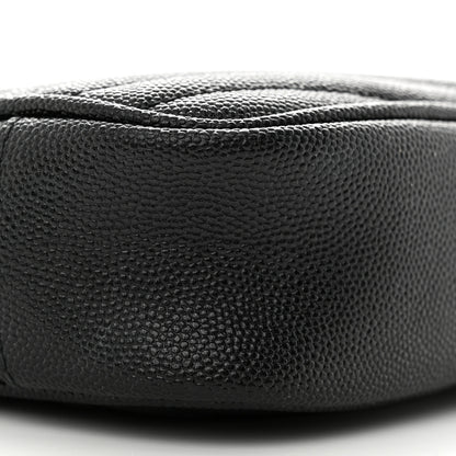 Saint Laurent Grain De Poudre Matelasse Monogram Mini Lou Camera Bag Black 9 of 13