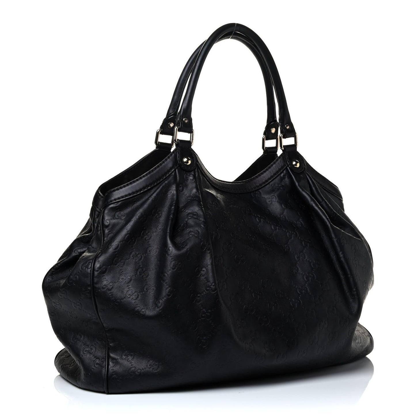 Guccissima Large Sukey Tote Black