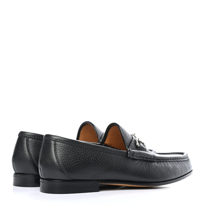 Gucci Road Calfskin Mens Horsebit Loafers 6.5 Black 4 of 8