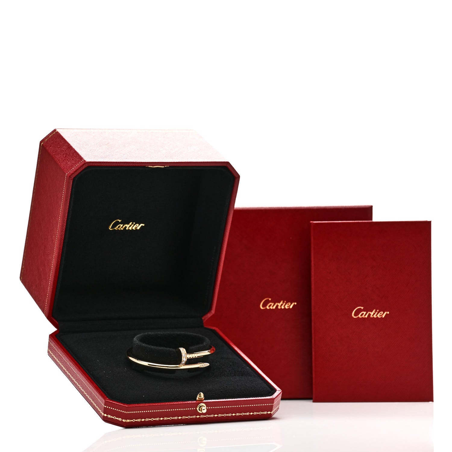 Cartier 18K Yellow Gold Diamond Juste Un Clou Bracelet 15 5 of 5