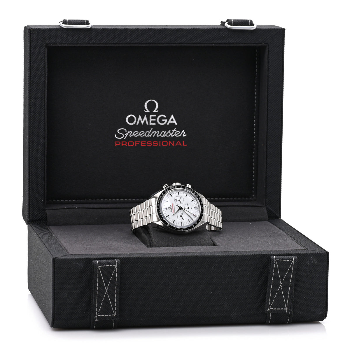 Omega Stainless Steel 42mm Speedmaster Moonwatch Professional Chronograph Manual Winding Watch White 310.30.42.50.04.001 5 of 5