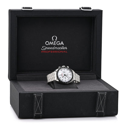 Omega Stainless Steel 42mm Speedmaster Moonwatch Professional Chronograph Manual Winding Watch White 310.30.42.50.04.001 5 of 5