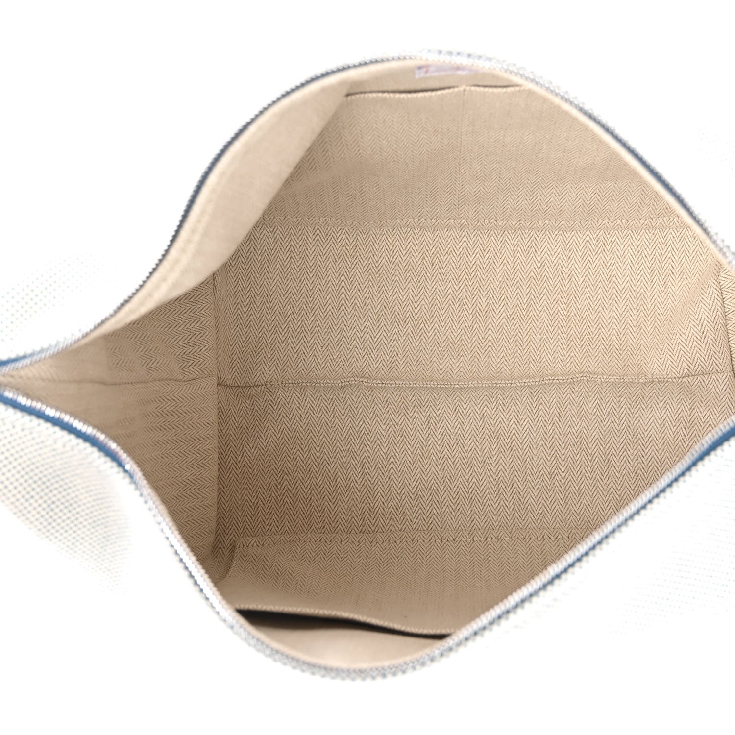 Hermes Canvas Large Bride-A-Brac Cabriole Case Bleu Nattier 5 of 10