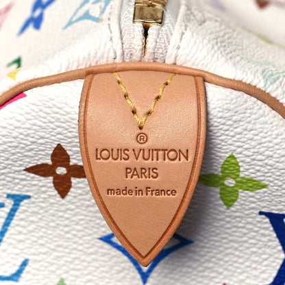 Louis Vuitton Monogram Multicolor Keepall 45 White 6 of 16