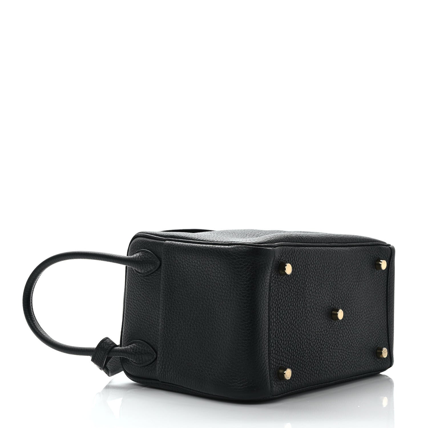 Hermes Taurillon Clemence Lindy 26 Black 4 of 9