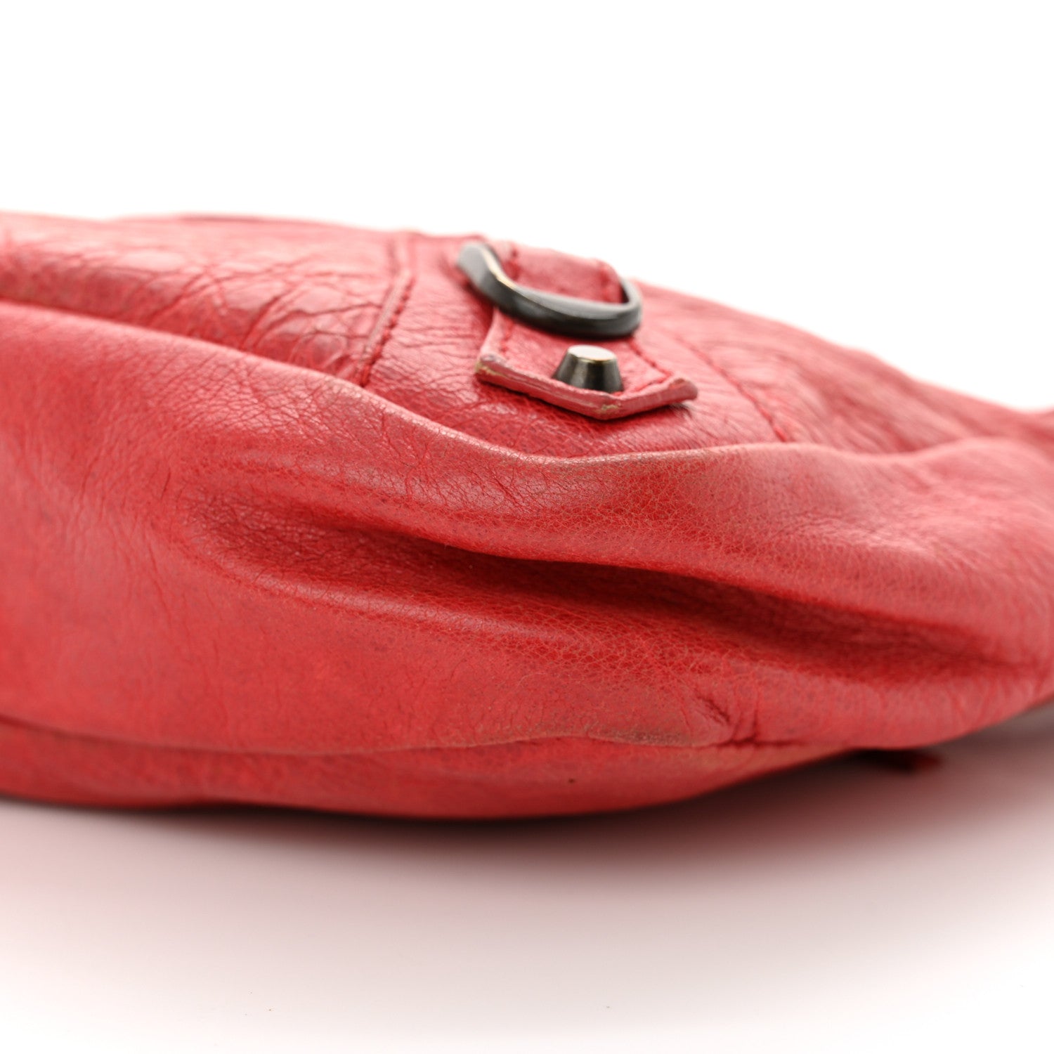 Balenciaga Chevre Classic Hardware Porte Toilette Makeup Clutch  Rouge Coquelicot 10 of 15