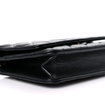 Chanel Caviar Quilted Wallet On Chain WOC Black 9 of 11