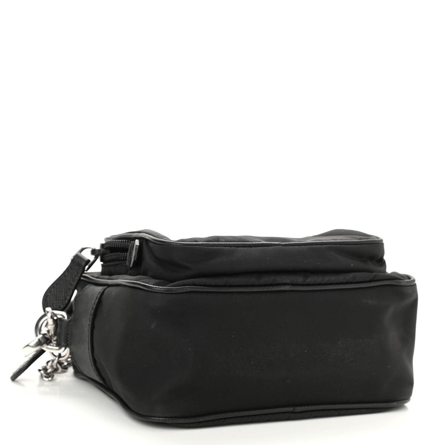 Prada Tessuto Nylon Saffiano Re-Edition 2005 Camera Shoulder Bag Black 4 of 8
