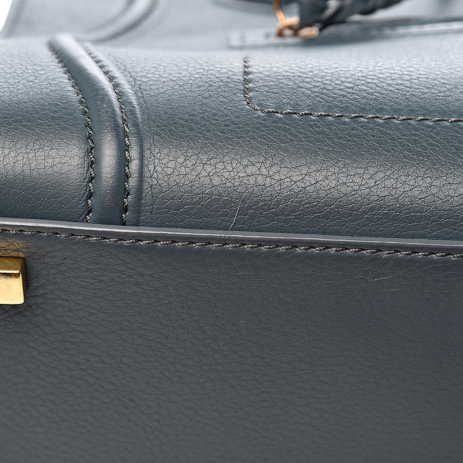 Celine Supple Calfskin Medium Phantom Luggage Blue 13 of 14