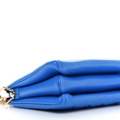 Louis Vuitton Lambskin Embossed Monogram Vuittamins Coussin PM Blue Red 7 of 8