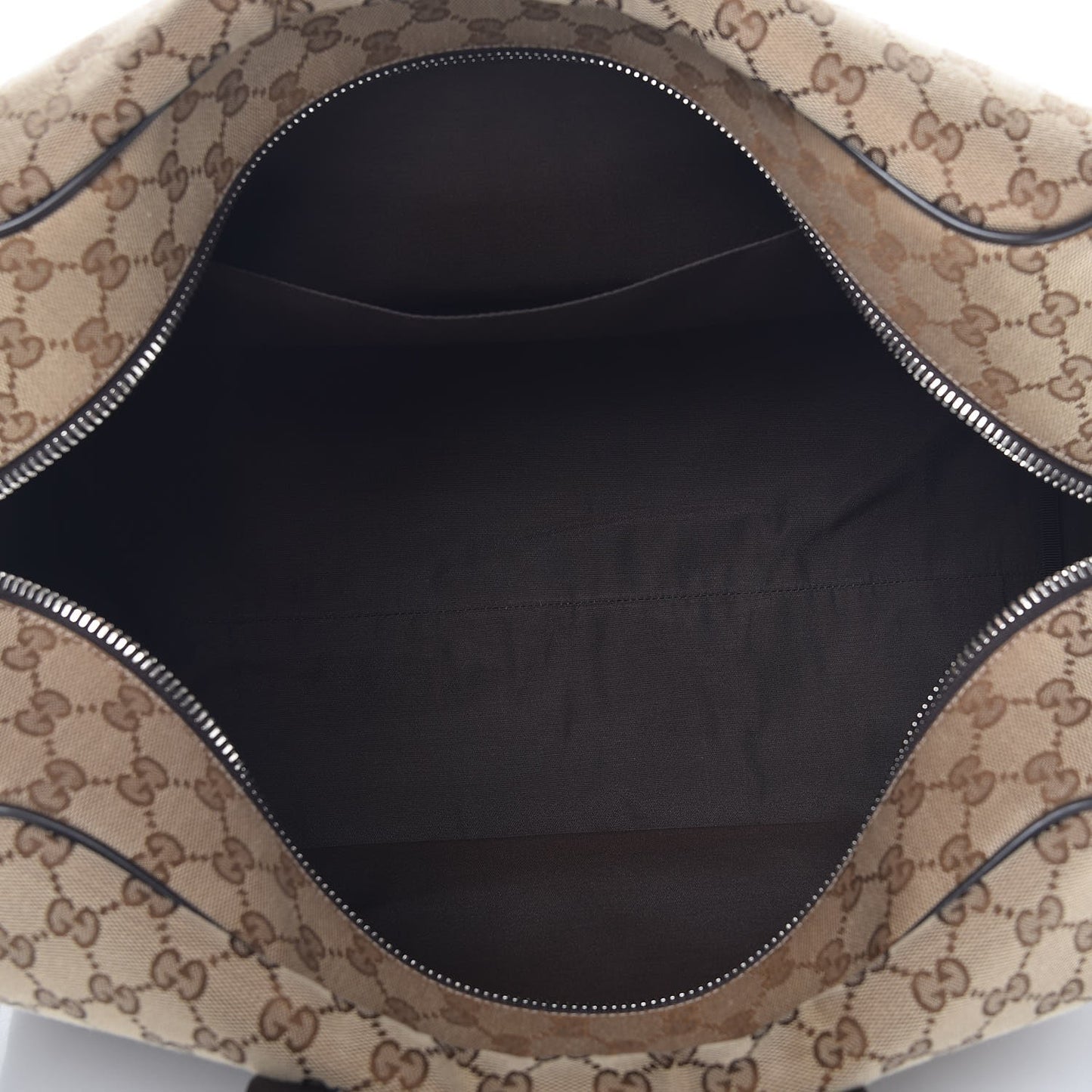 Monogram Dollar Calfskin Boston Duffle Bag Beige Ebony Testa di Moro Marrone Scuro
