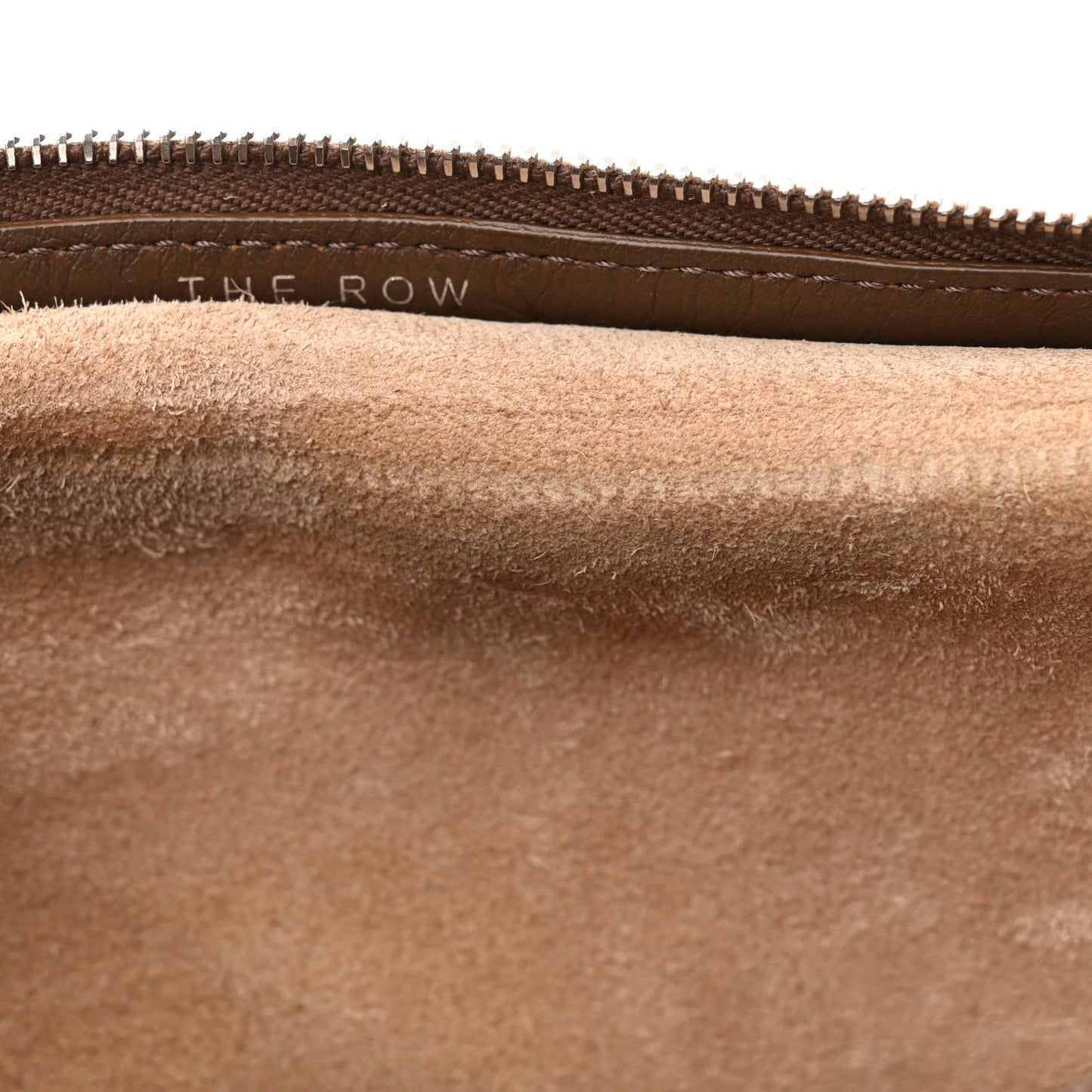 Grained Calfskin Small Slouchy Banana Bag Muschio