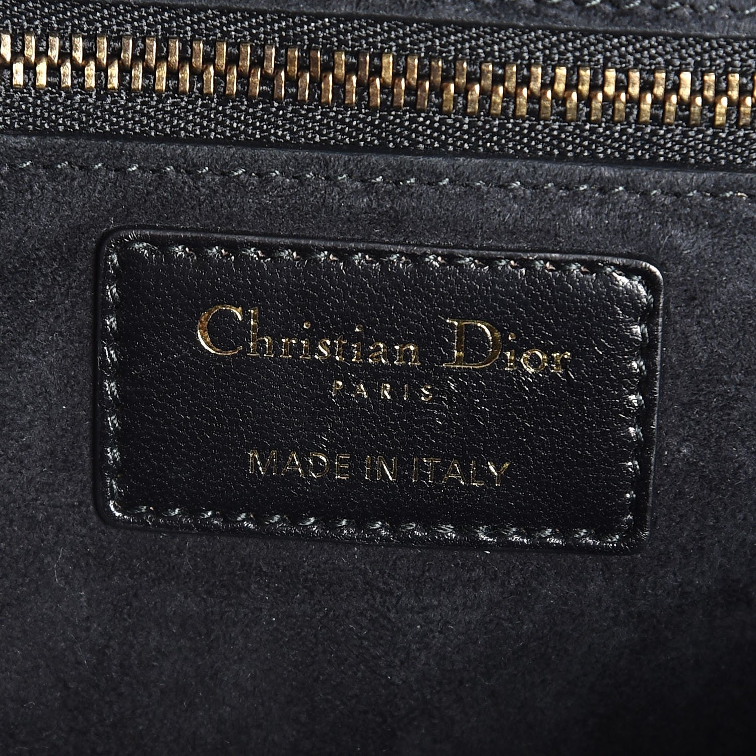 Christian Dior Lambskin Cannage Studded Large Dioraddict Flap Bag Black 6 of 8