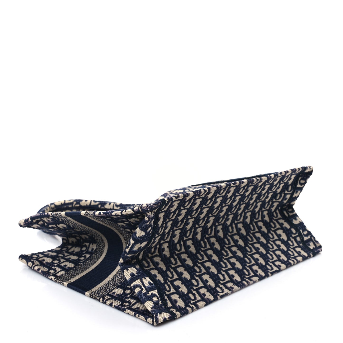 Oblique Medium Book Tote Blue Multicolor