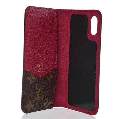 Louis Vuitton Monogram iPhone X Folio Case Fuchsia 5 of 7