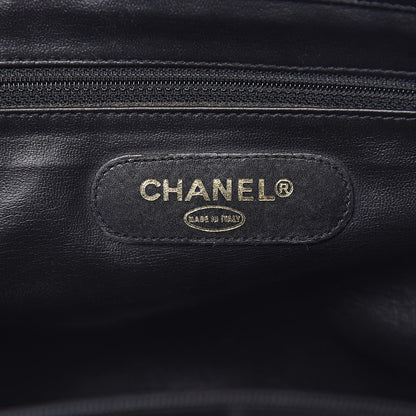 Chanel Calfskin Stitched XL Weekender Black 8 of 13