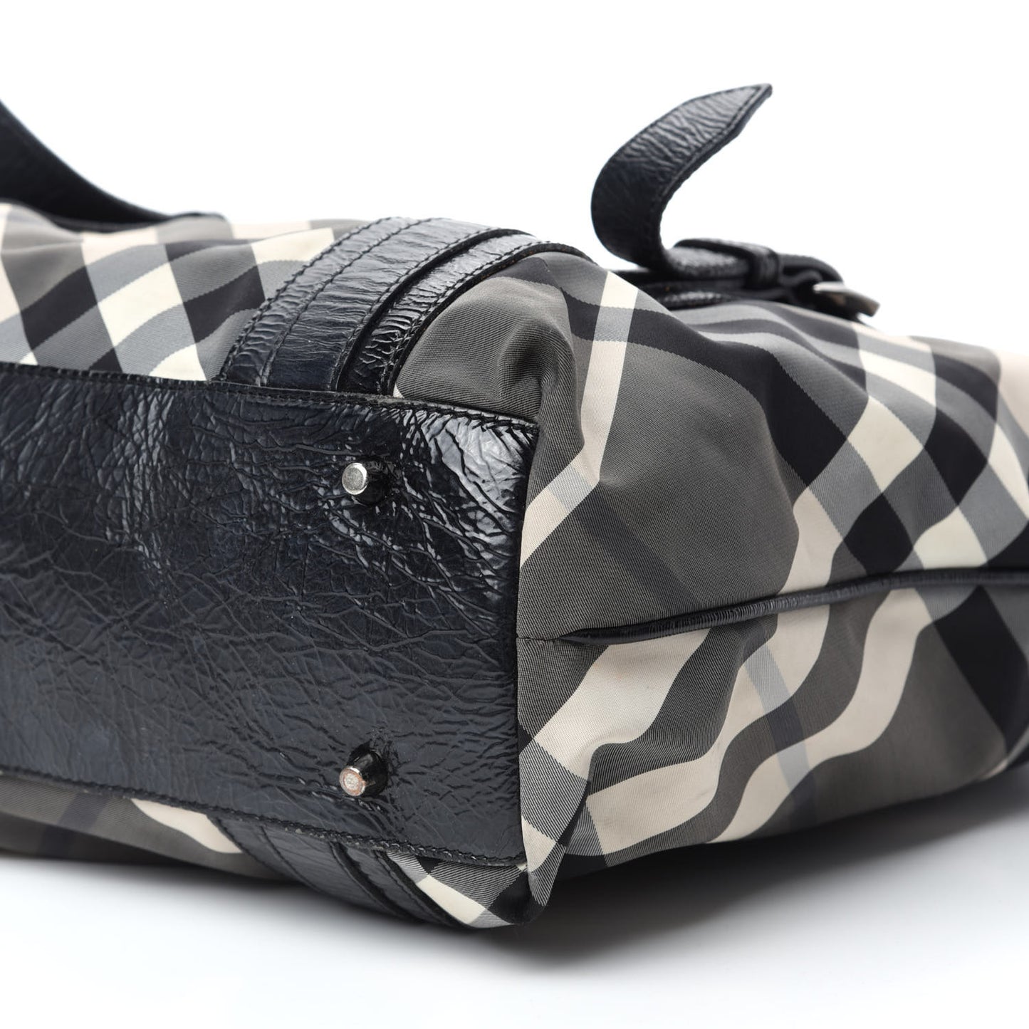 Nylon Beat Check Victoria Tote Black
