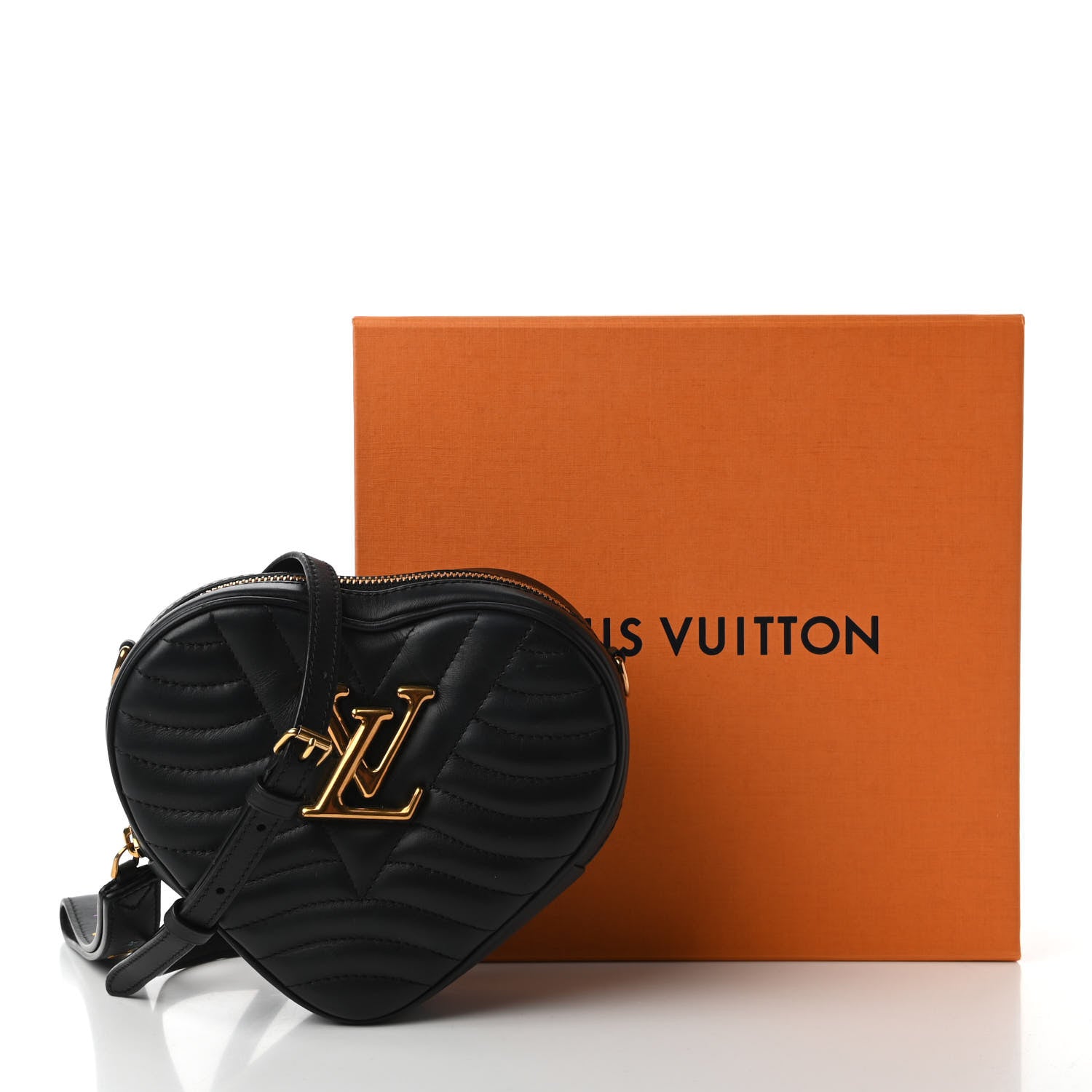 Louis Vuitton Calfskin New Wave Heart Bag Black 11 of 11