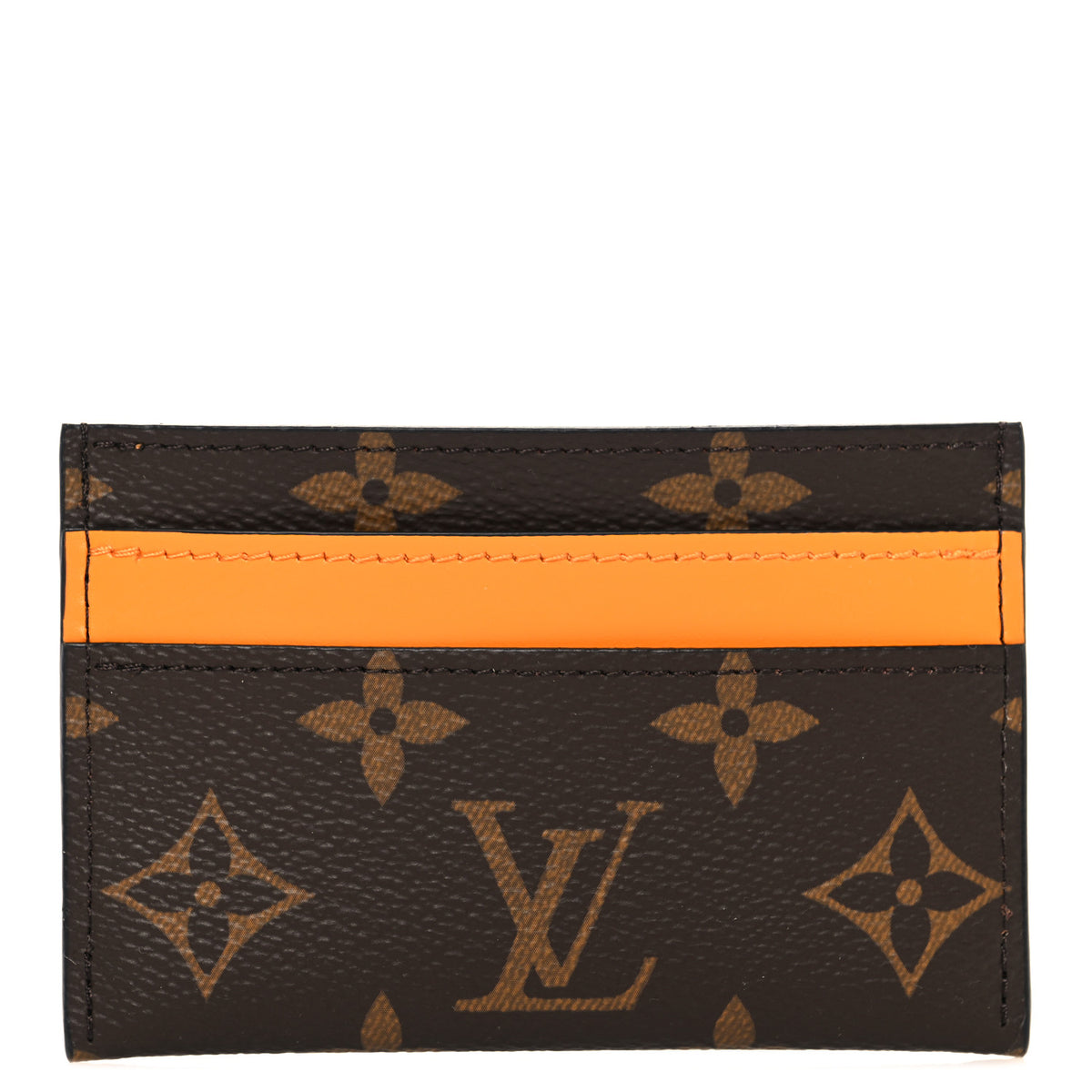 Louis Vuitton Monogram Macassar Double Card Holder Safran Yellow 1 of 7