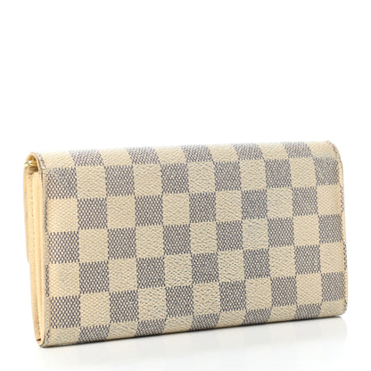 Louis Vuitton Damier Azur Sarah Wallet 2 of 5