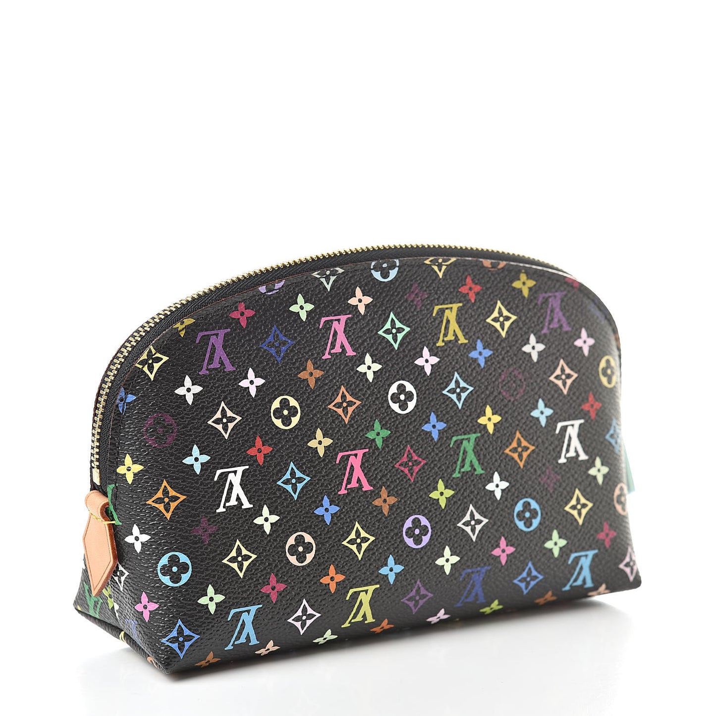 Monogram Multicolor Cosmetic Pouch Black Grenade