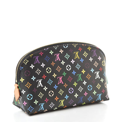 Louis Vuitton Monogram Multicolor Cosmetic Pouch Black Grenade 3 of 7