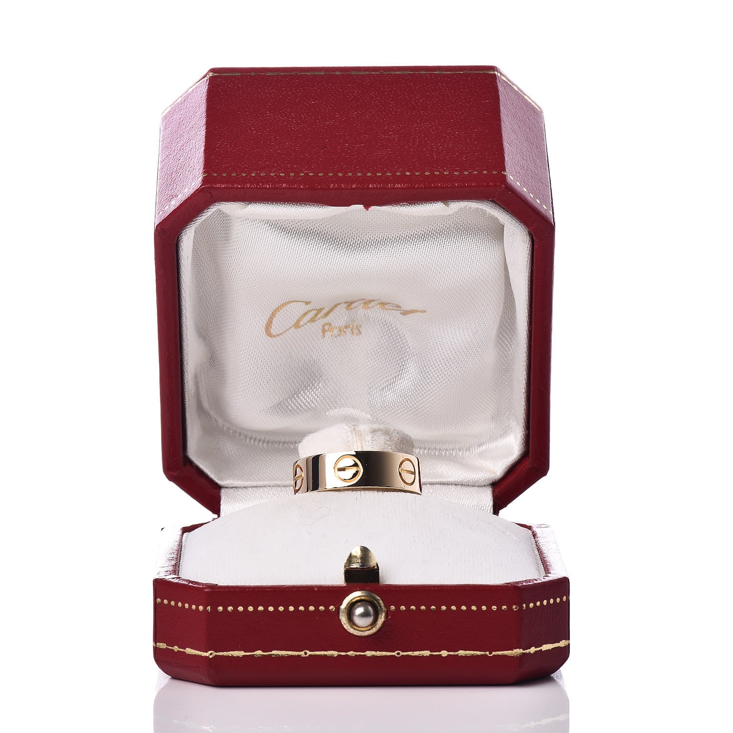 Cartier 18K Yellow Gold 5.5mm LOVE Ring 51 5.75 5 of 5