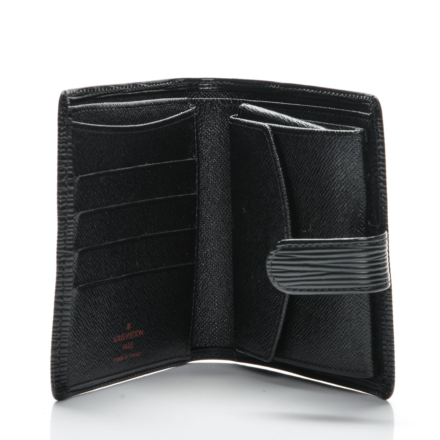 Louis Vuitton Epi Porte-Billets Compact Wallet Black 5 of 7