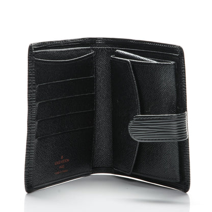 Louis Vuitton Epi Porte-Billets Compact Wallet Black 5 of 7