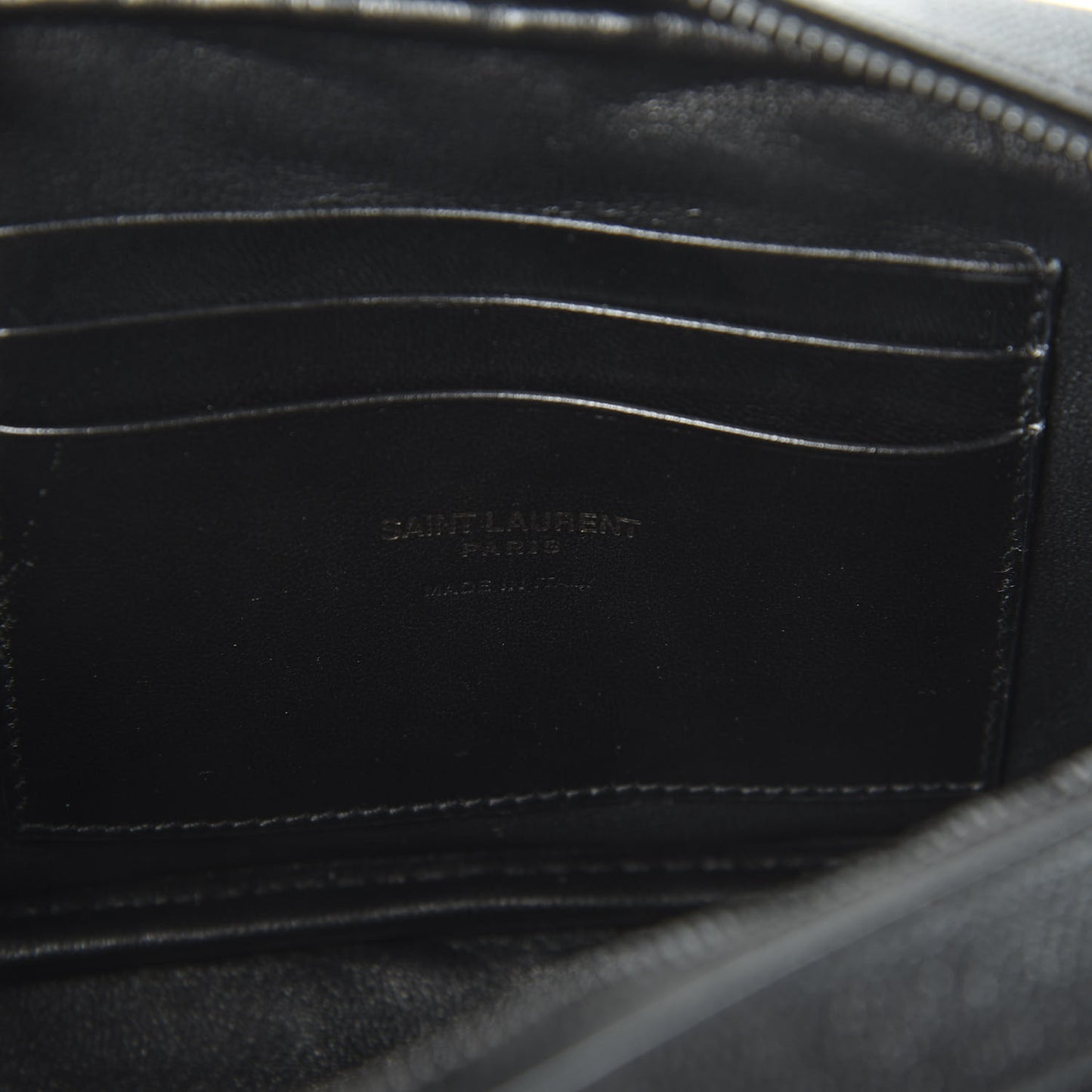 Grain De Poudre Matelasse Monogram Mini Lou Camera Bag Black