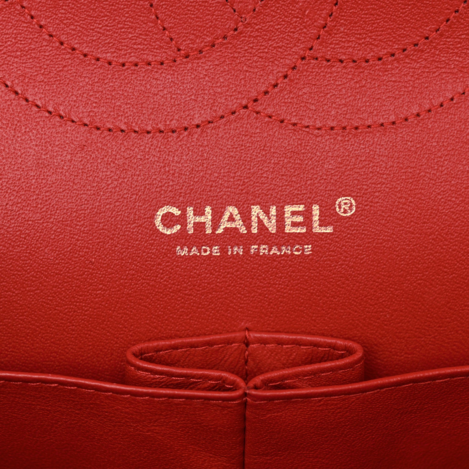 Chanel Lambskin Quilted Jumbo Double Flap Red 6 of 16